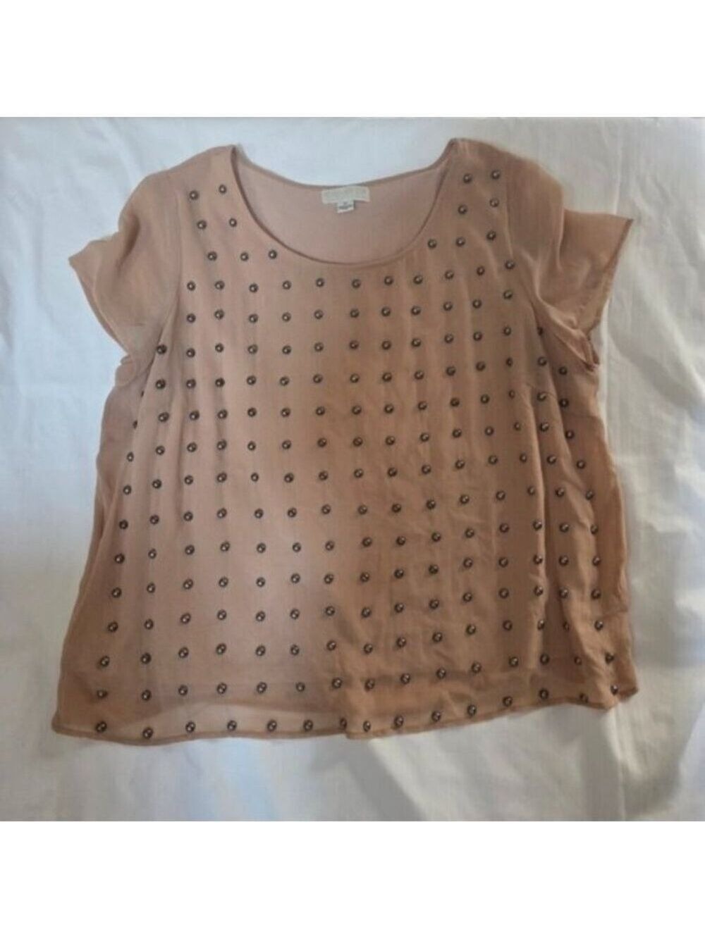 Forever 21 Plus Blouse 2X Studded